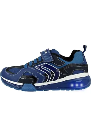 Geox Garçon J Bayonyc Boy A Sneakers, Royal/Lt Blue, 30 EU