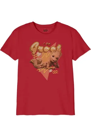 Marvel « I am Groot Poster » BOIAMGMTS009 T-Shirt Garçon, , Taille 06 Ans