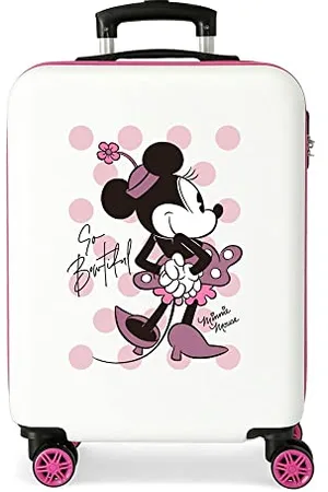 Disney Passe un Bon Moment Minnie So Beautiful Valise cabine rose 38x55x20 cm ABS rigide Fermeture latérale à combinaison 35L 2 kgs 4 roues doubles bagage à main