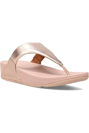 FitFlop Sandales Lulu en cuir femme, Rose (Rose Gold 323), 41 EU