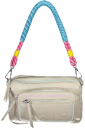 Desigual BAG_RAVEN_CAMBRIDGE MINI 1001 RAW Femmes, Blanc, Taille unique