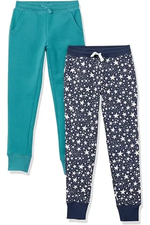 Amazon Pantalon de Jogging Fille, Lot de 2, , 9 Ans