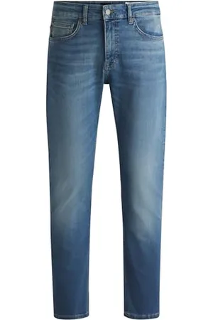 HUGO BOSS Hommes Delaware BO Delaware Jean Slim en Denim Bleu Doux et Confortable