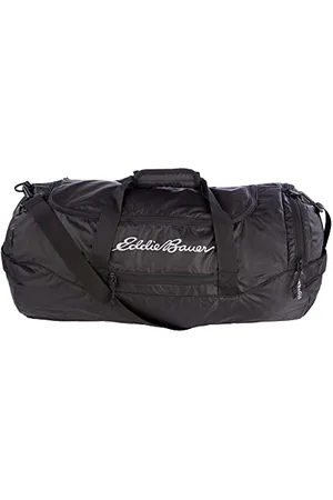 Eddie Bauer Stowaway Sac de Sport Pliable de 45 l en Polyester Ripstop, Onyx, Taille Unique, Stowaway 45 l - Fabriqué à partir de Polyester Ripstop, , Taille Unique