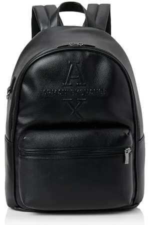 Armani Exchange Sac à Dos avec Logo AX empilé surdimensionné, Homme, , Einheitsgröße