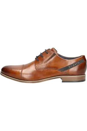 Bugatti Homme Derby mit Textileinsatz und Querkappe à Lacets, , 45 EU