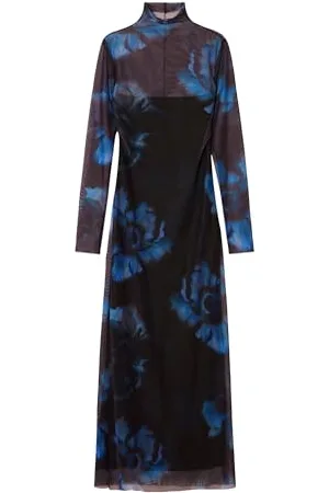 Desigual Robe en Tricot à Manches Longues pour Femme