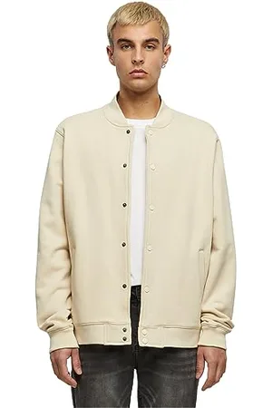 Build Your Brand Heavy Tonal College Jacket, , L Homme