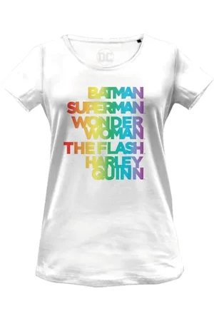 DC Comics Originals « Rainbow » WODCOMITS002 T-Shirt Femme, , Taille M