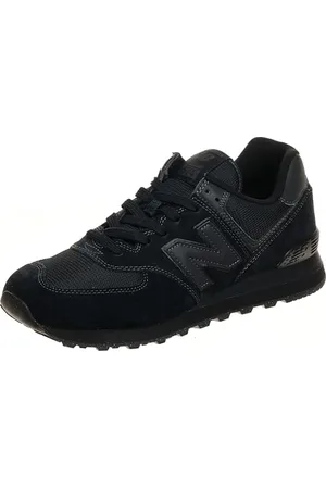 New Balance Homme NB 574 Sneakers, Noir (Triple Black Eve), 40 EU