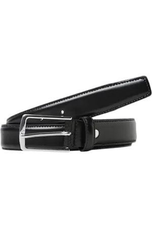 JACK & JONES Jacchristopher Belt Noos Ceinture, (Black Detail: Normal Buckle), 110 (Taille Fabricant: 95) Homme