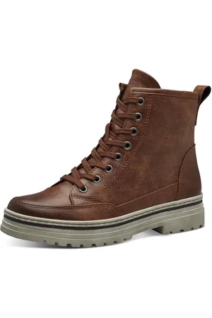 Marco Tozzi Bottines à Lacets pour Femme 2-25261-43 Botte Tendance, , 36 EU