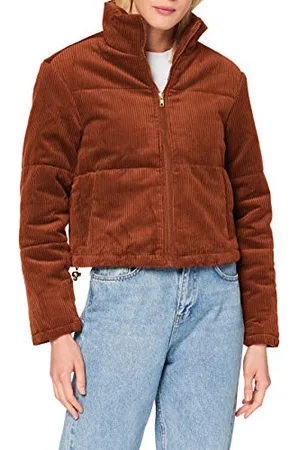 Urban classics Ladies Corduroy Puffer Jacket Vestes, , L Femme