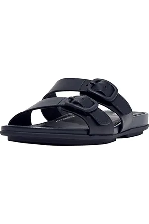 FitFlop Femme Gracie Sandale Plate, Minuit 03, 36 EU