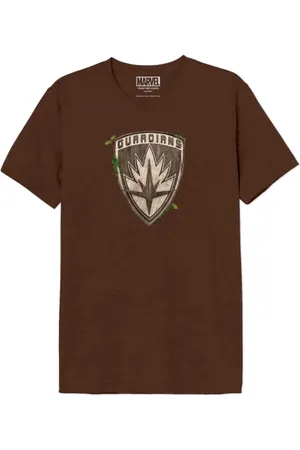 Marvel « Wood Logo » MEGUGAMTS0162 T-Shirt Homme, , Taille M