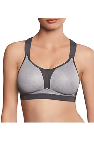 Anita Soutien-Gorge de Sport Dos X 5537 - Femme - Heather Grey - FR 85 E