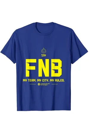 Euroleague Teams - Fenerbahce Beko Istanbul (blue) T-Shirt