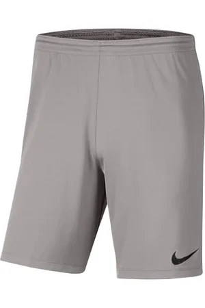 Nike Park 3 Shorts Mixte Enfant, Gris Étain/Noir, S