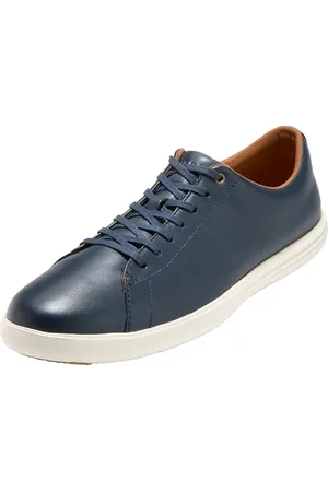 Cole Haan Homme Grand Crosscourt Baskets, Bleu (Navy Leather Brnsh Navy), 40 EU