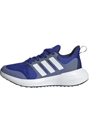 adidas Fortarun 2.0 Cloudfoam Lace Shoes Chaussures de Course, Lucid Blue/Cloud White/Blue Fusion, 30 EU