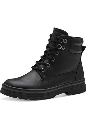 Marco Tozzi Bottines à Lacets pour Femme 2-26260-43 Botte Tendance, Noir/Comb, 39 EU