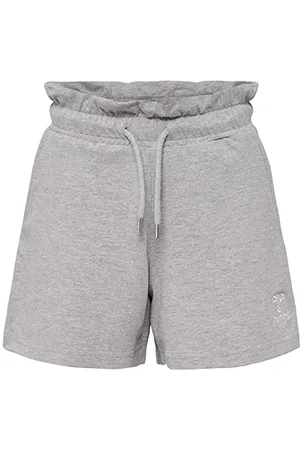 Hummel HmlSHORT Jasmin Short Filles, Gris MÉLANGE, 110