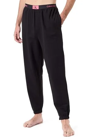 Calvin Klein Jogger 000NM2393E Pantalons, Noir (Black W/Calypso Coral), XL Homme