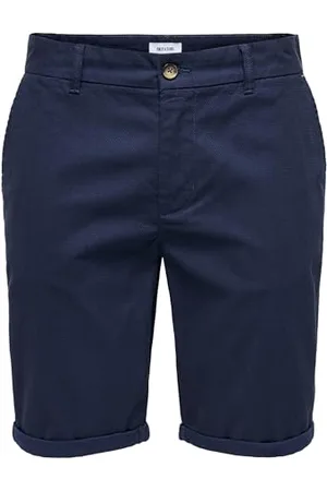 Only & Sons Onspeter Dobby 0058 Short Noos Chino, , M Homme