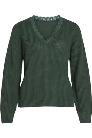 VILA Pull en Maille À col en Dentelle XS XS