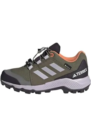 adidas Terrex Gore-TEX Hiking Shoes Chaussures de randonnée, Olive Strata/Silver Dawn/Amber Tint, 39 1/3 EU