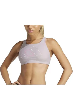 adidas Femme Big Bars Bikini Top, , S