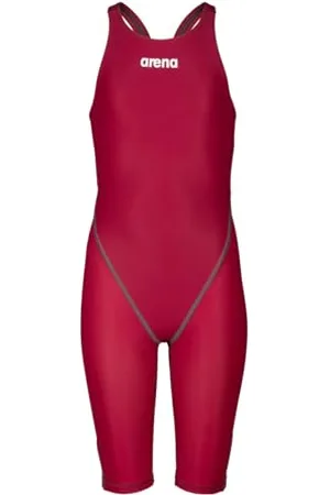 Arena Powerskin ST Next Maillot de Bain une Pièce Fille, Maillot de Bain Approuvé par la FINA, Maillot de Bain en Tissu Recyclé pour Fille, Maillot de Bain une Pièce Doublé avec Bretelles Renforcées