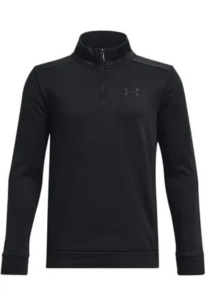 Under Armour Garçon UUA Armour Fleece 1/4 Zip, T-shirt manches longues avec col zippé, T-shirt de sport chaud pour garçon, pull polaire léger