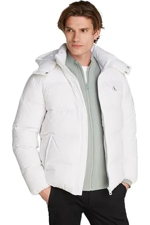 Calvin Klein Veste Matelassée Homme Essentials Down Jacket avec Capuche, , XXL