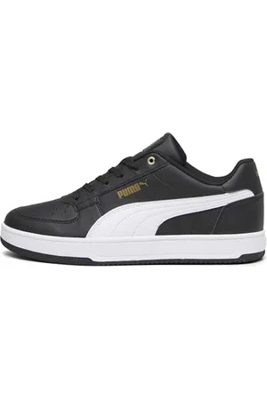 PUMA Unisex Adults Caven 2.0 Sneakers, Black- White-Gold, 40 EU