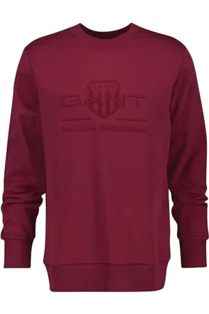 GANT Reg Tonal Shield Sweat à col en C Maillot de survêtement, , M Homme
