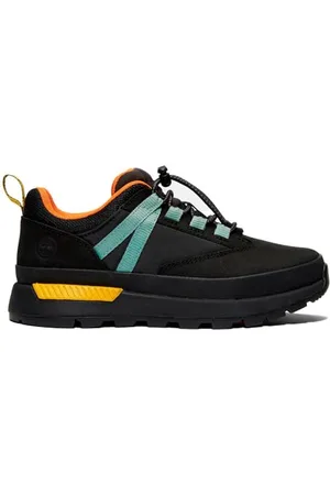 Timberland Baskets Basses en Dentelle, Noir/Vert (Blk NBK W GRN), 22 EU