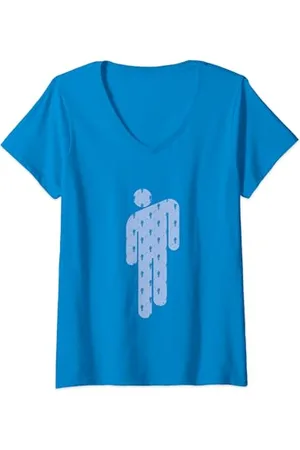 Billie Eilish Officiel Blohsh T-Shirt avec Col en V