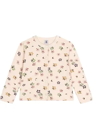 Petit Bateau A0BFB Cardigan Manches Longues Fille, 3 Ans