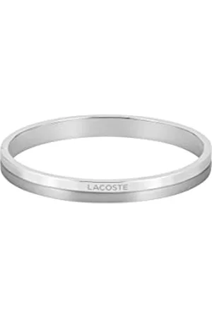 Lacoste Bracelet Jonc pour Femme Collection VIRTUA en Acier Inoxidable - 2040200
