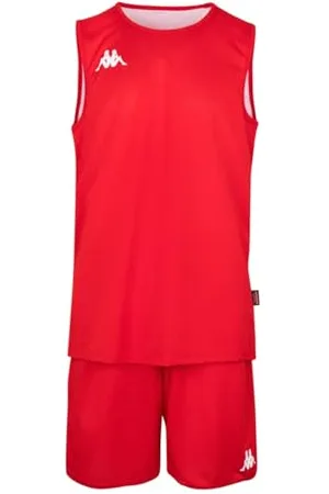 Kappa CAIROSI Maillot et Short réversible Basket-Ball Homme Red FR : Taille Unique (Taille Fabricant : 8Y)