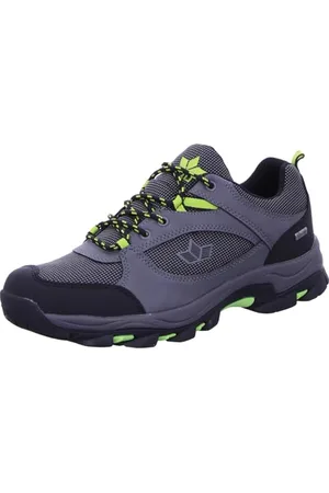 LICO Homme Melton Chaussure de Trail, Gris/Noir/Citron, 42 EU