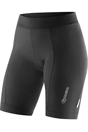 Maier Sports Gonso Lisa, Short de vélo court pour femme, Collant de vélo avec peau de chamois Dry Up Air, Grande élasticité et ceinture confortable, Coupe moulante, , 52