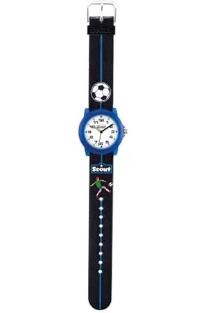 Scout 280305000 - Montre Garçons - Quartz - Analogique - Bracelet Similicuir Noir