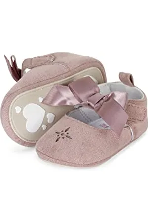 Sterntaler Fille Nœud de Ballerine pour bébé Semelle de Mocassin, , 20 EU