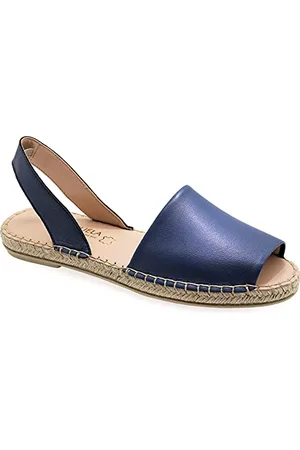 Emmanuela Handcrafted For You 36 Emmanuela Cuir Espadrilles, Low Keil Peep Toe Shoes d