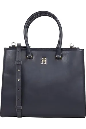 Tommy Hilfiger Sac fourre-Tout TH Eternity Med AW0AW16887 TH Eternity Med Tote AW0AW16887, Bleu, OS, Bleu (Space Blue), Fourre-Tout