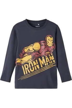 NAME IT NMMNIMBUS Marvel LS Top Box MAR, T-Shirt À Manches Longues Garçon,