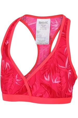 Regatta Haut Maillot de Bain Junior Fille Hosanna avec imprimé Swimwear Enfant FR: S (Taille Fabricant: 3-4)
