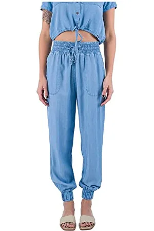 Hurley W Oceancare Pantalon de Jogging en Chambray décontractés, , XS Femme